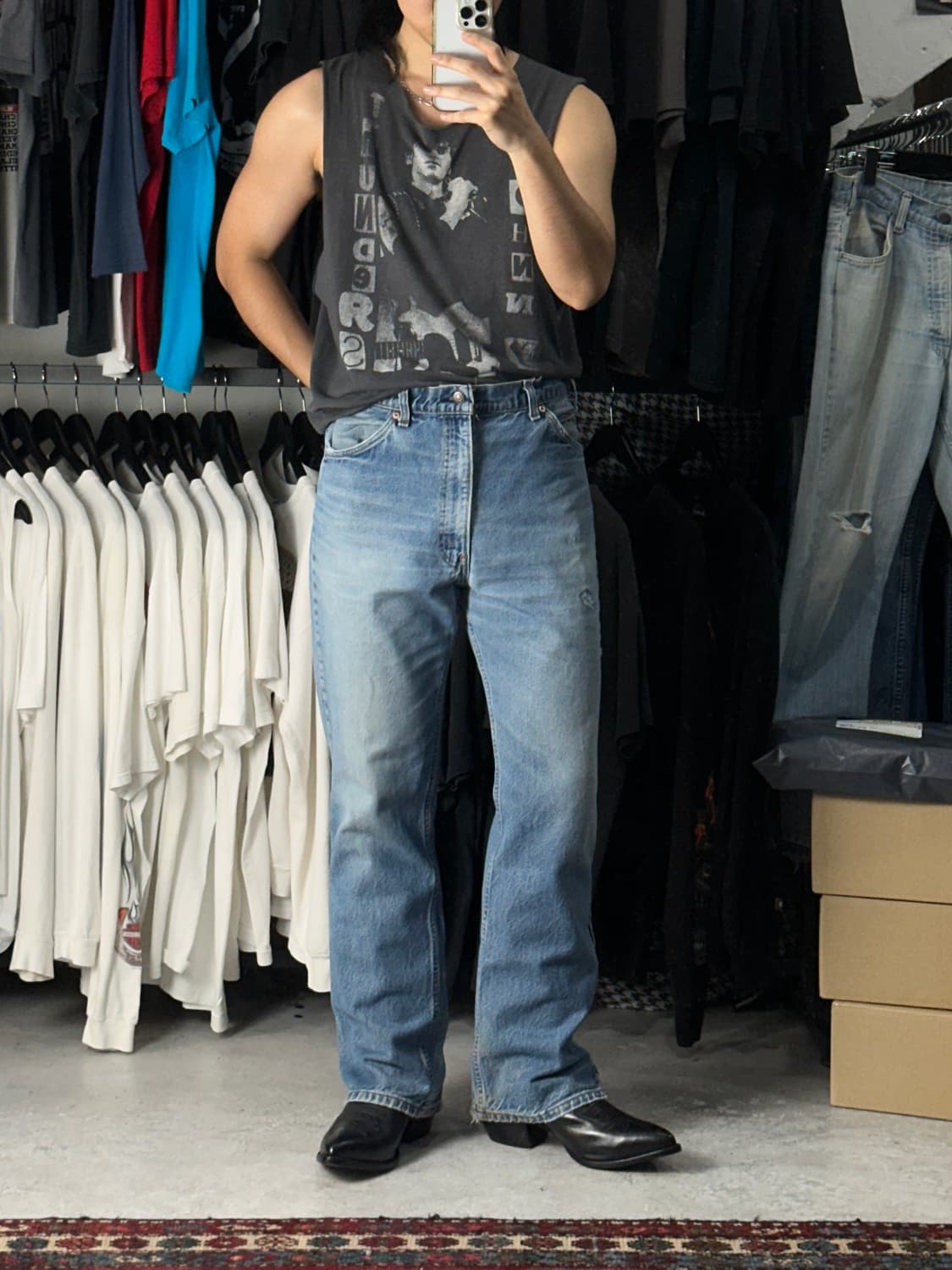*데드스탁* 00's OG 토니라마 카우보이 웨스턴 부츠 상품이미지10