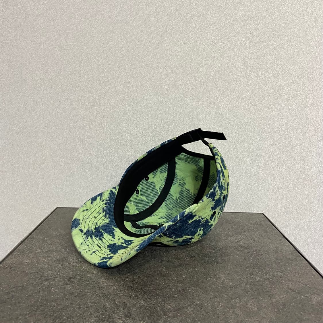 슈프림 22fw 데님 다이드 그린 박스로고 캠프캡 모자 상품이미지6