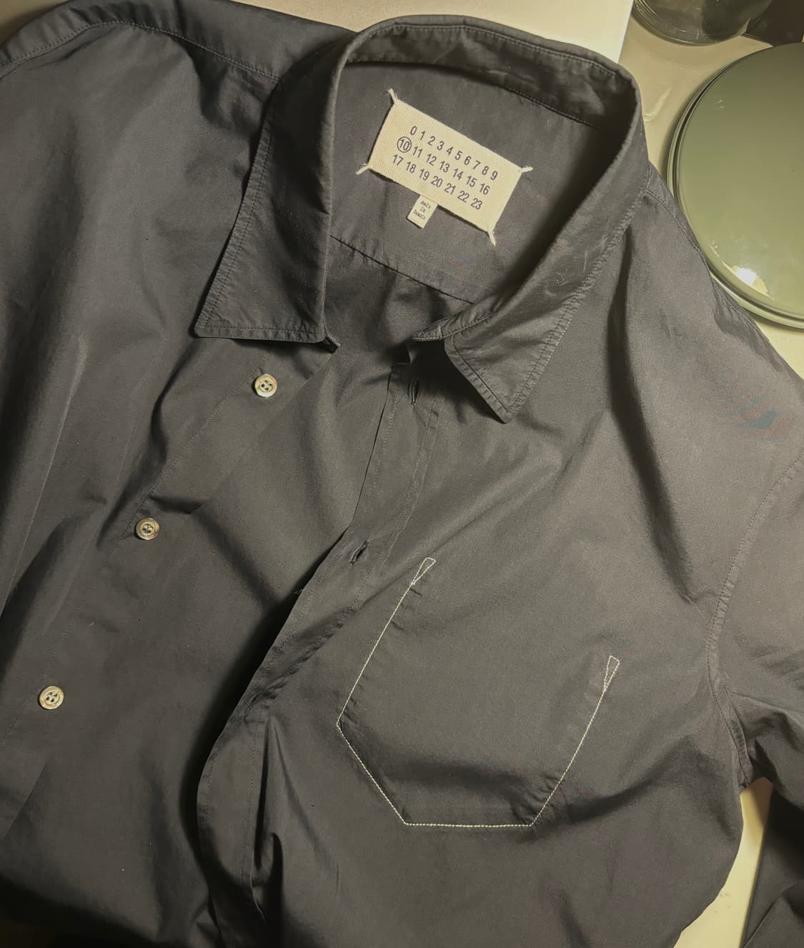 마르지엘라 백스티치 셔츠 상품이미지3