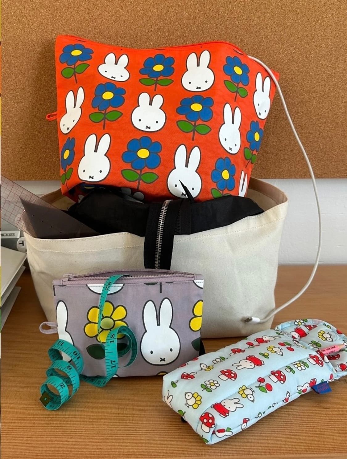 바쿠 BAGGU & 미피 퍼피 안경 슬리브 상품이미지2