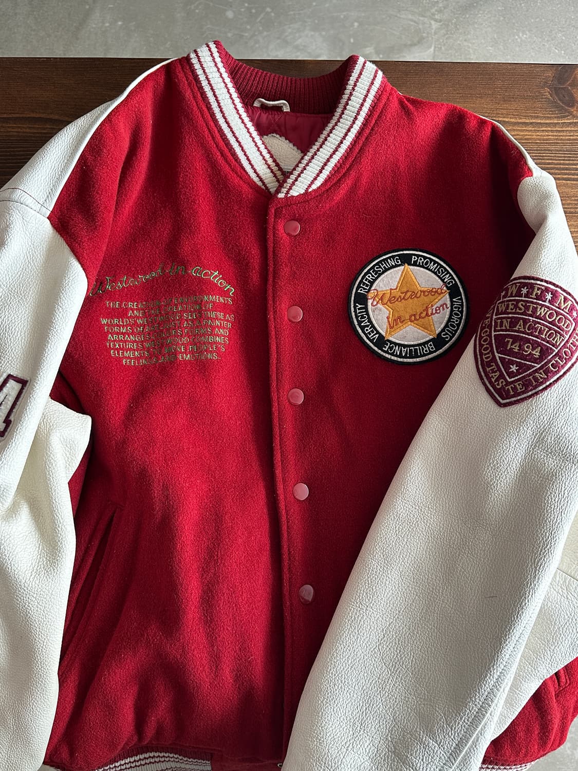 WESTWOOD IN ACTION 바시티 자켓 상품이미지2