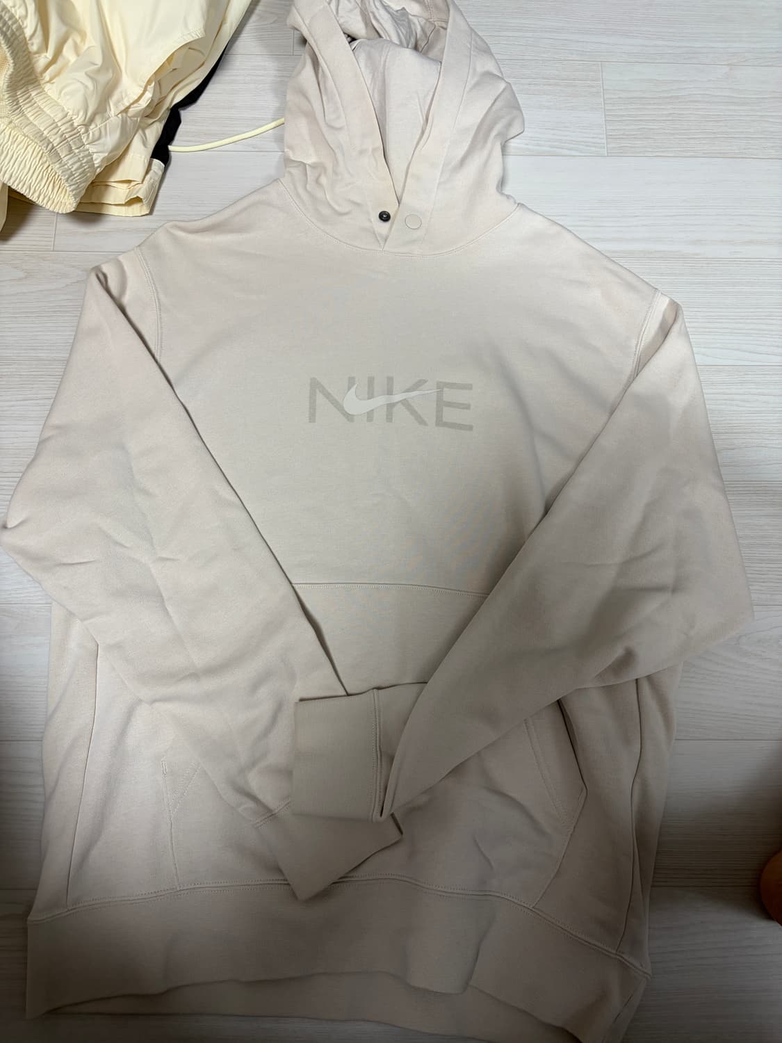 나이키 베이지 후드티 XL 상품이미지1