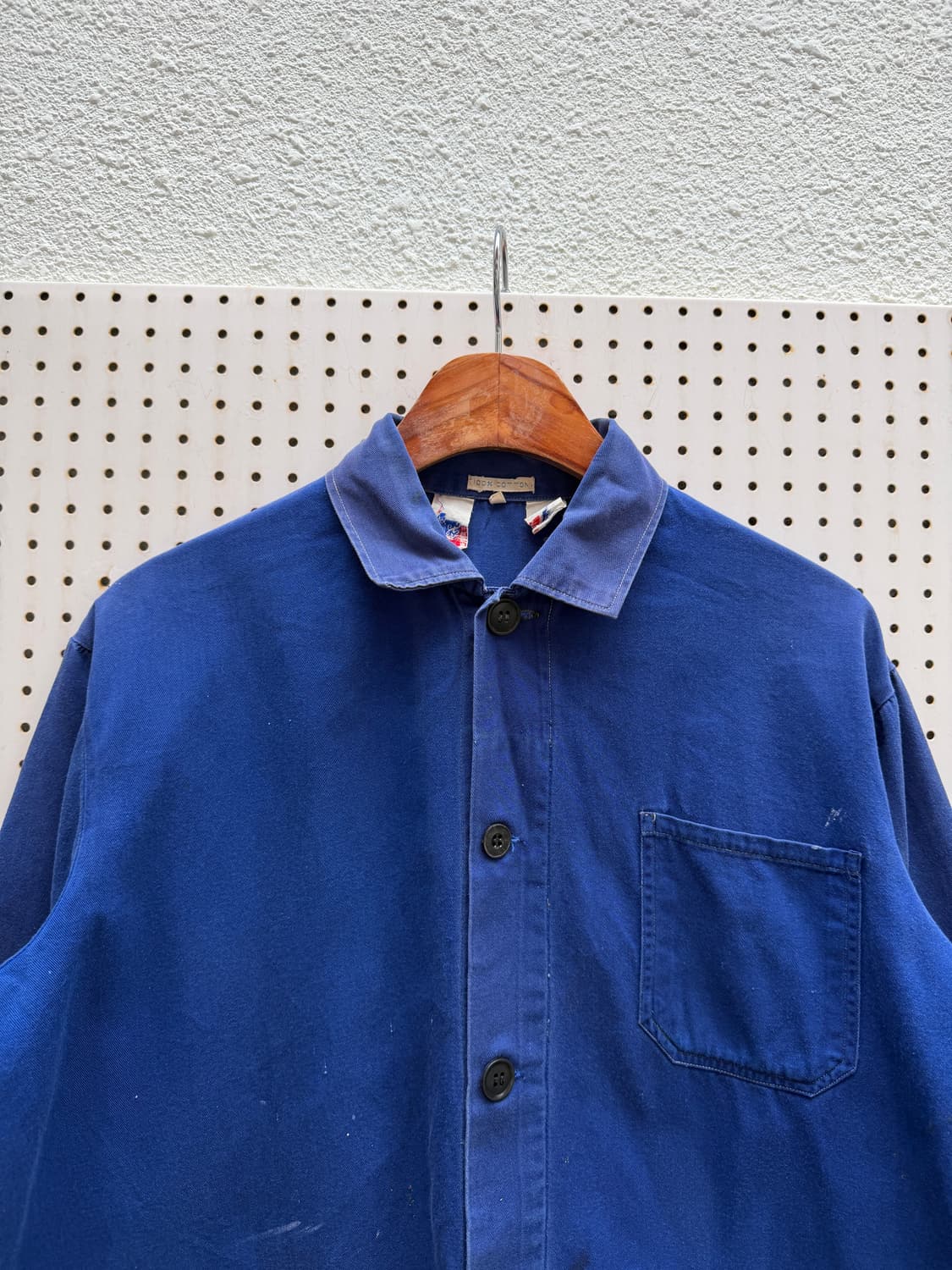 1970s FRIENDSHIP INDIGO BLUE 페이드 프렌치워크자켓 상품이미지5
