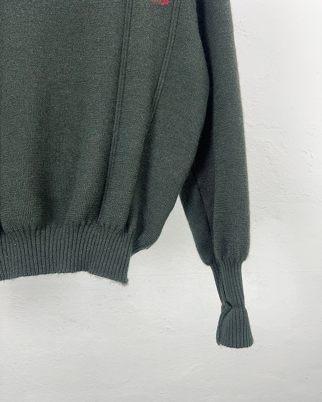 버버리 다크 올리브 코만도 퓨어 울 패치 니트 스웨터 상품이미지5