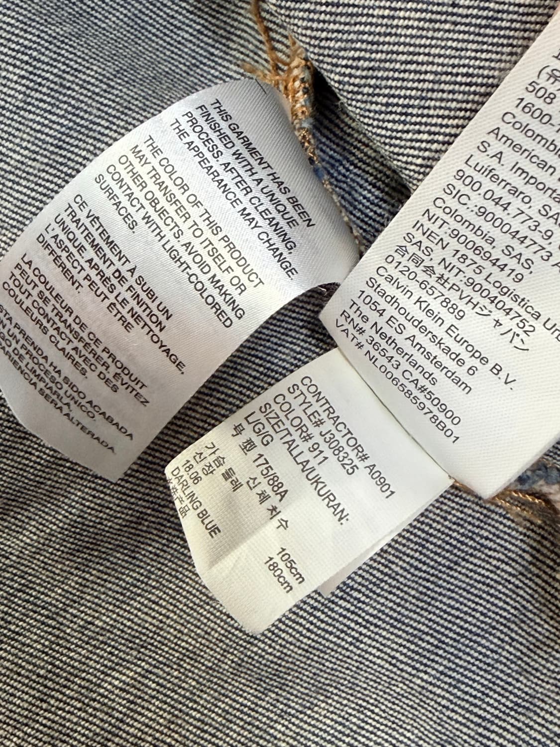 캘빈클라인 데님 트러커 자켓 상품이미지5