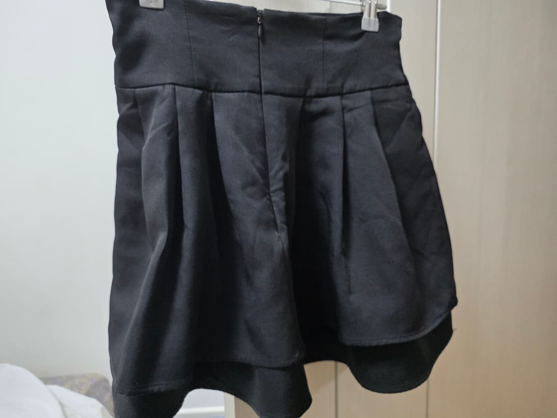 디마럽 디어 마이 러브 로즈 장미 버튼 티어드 플레어 미니 스커트 상품이미지4