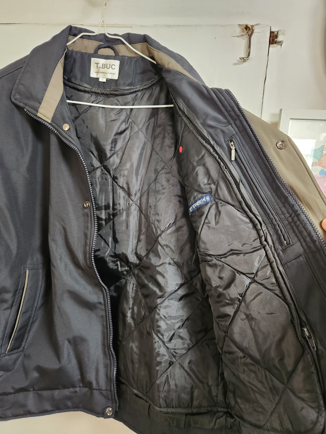 T.BUC 남성 작업복 점퍼 유니폼 네이비 XL 상품이미지5