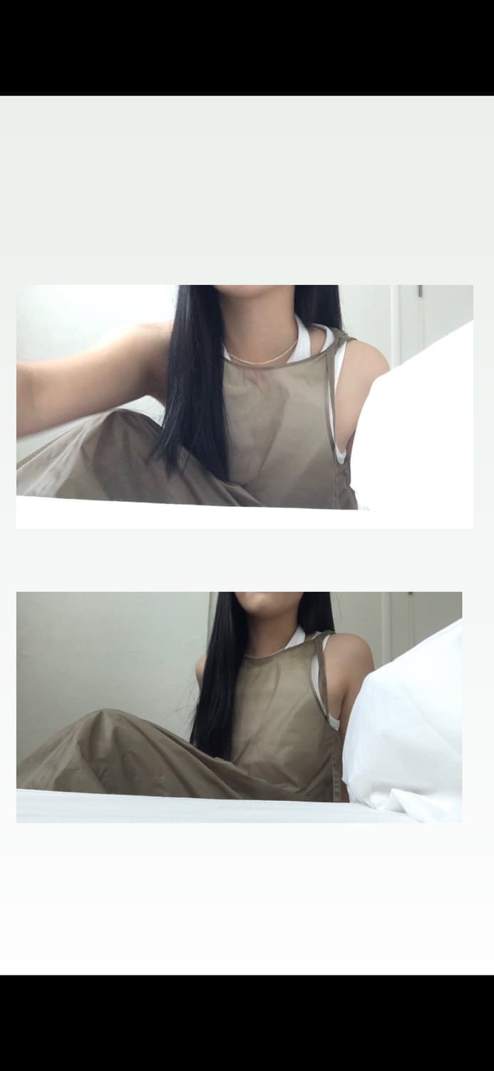 COSMOSS) 코스모스 NYLON SLEEVELESS DRESS 상품이미지5