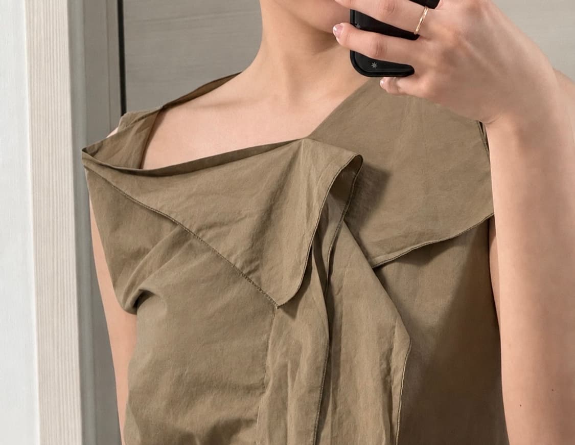 마르니 비대칭 디테일 탑 상품이미지9