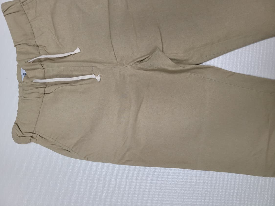 미쏘 MIXXO 여자 허리밴딩 면바지 28베이지 상품이미지4