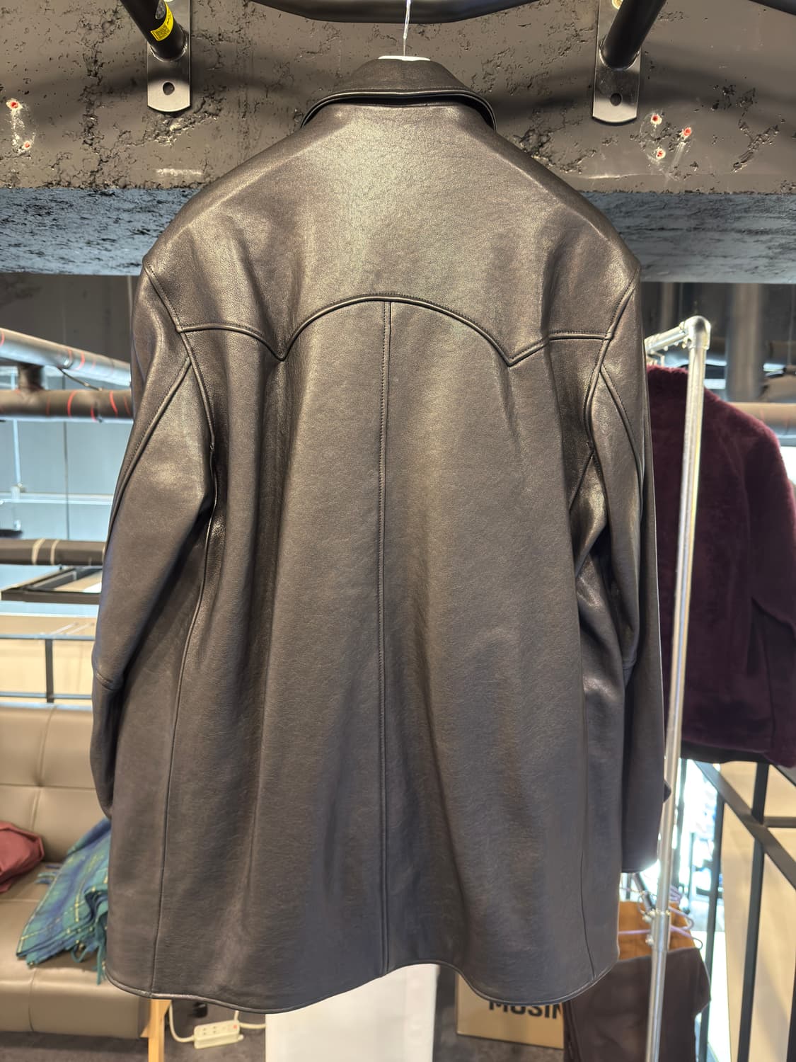 아트 이프 액츠 레더 카코트 상품이미지6