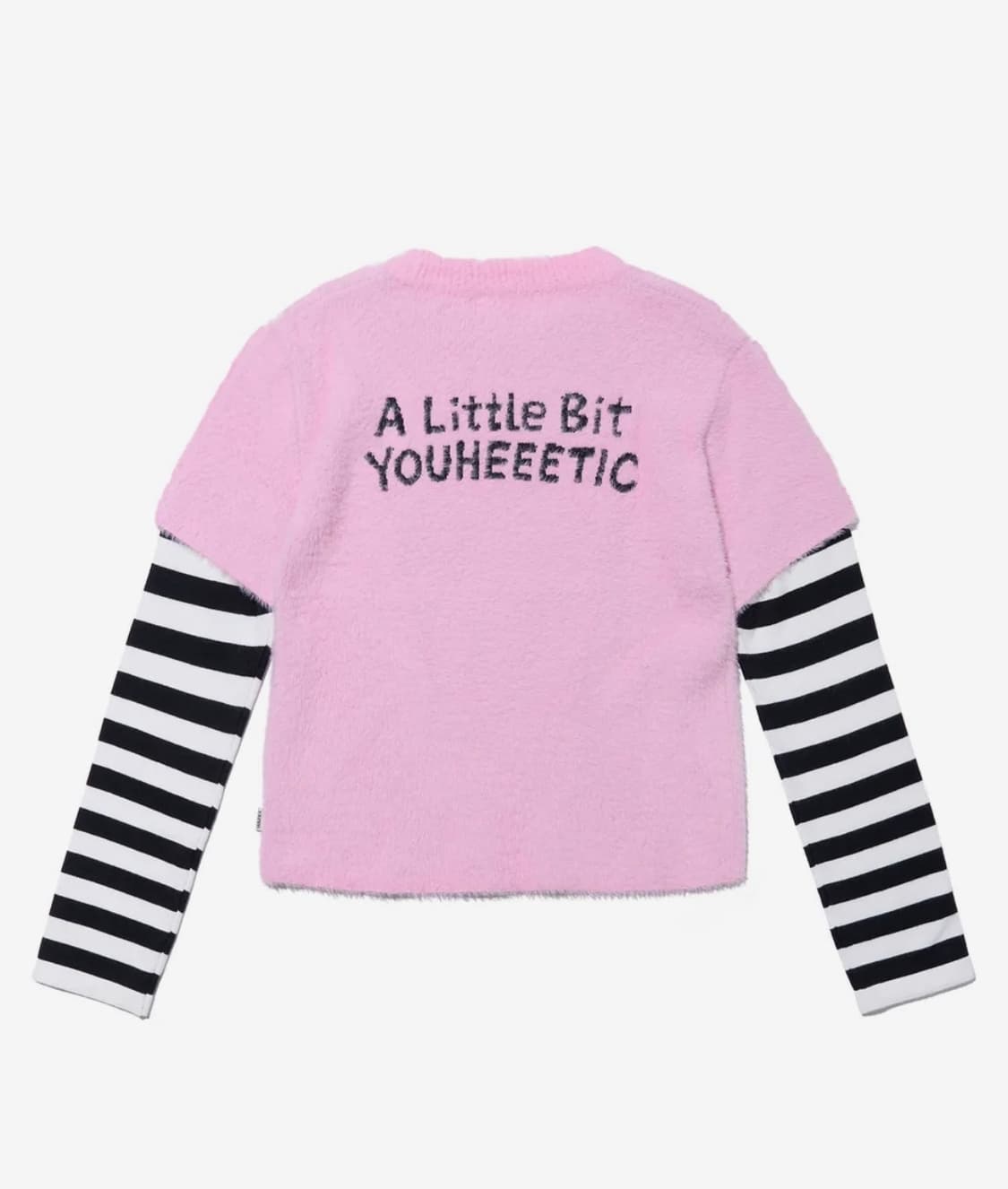 YOUHEETIC LAYERED KNIT PINK 상품이미지4