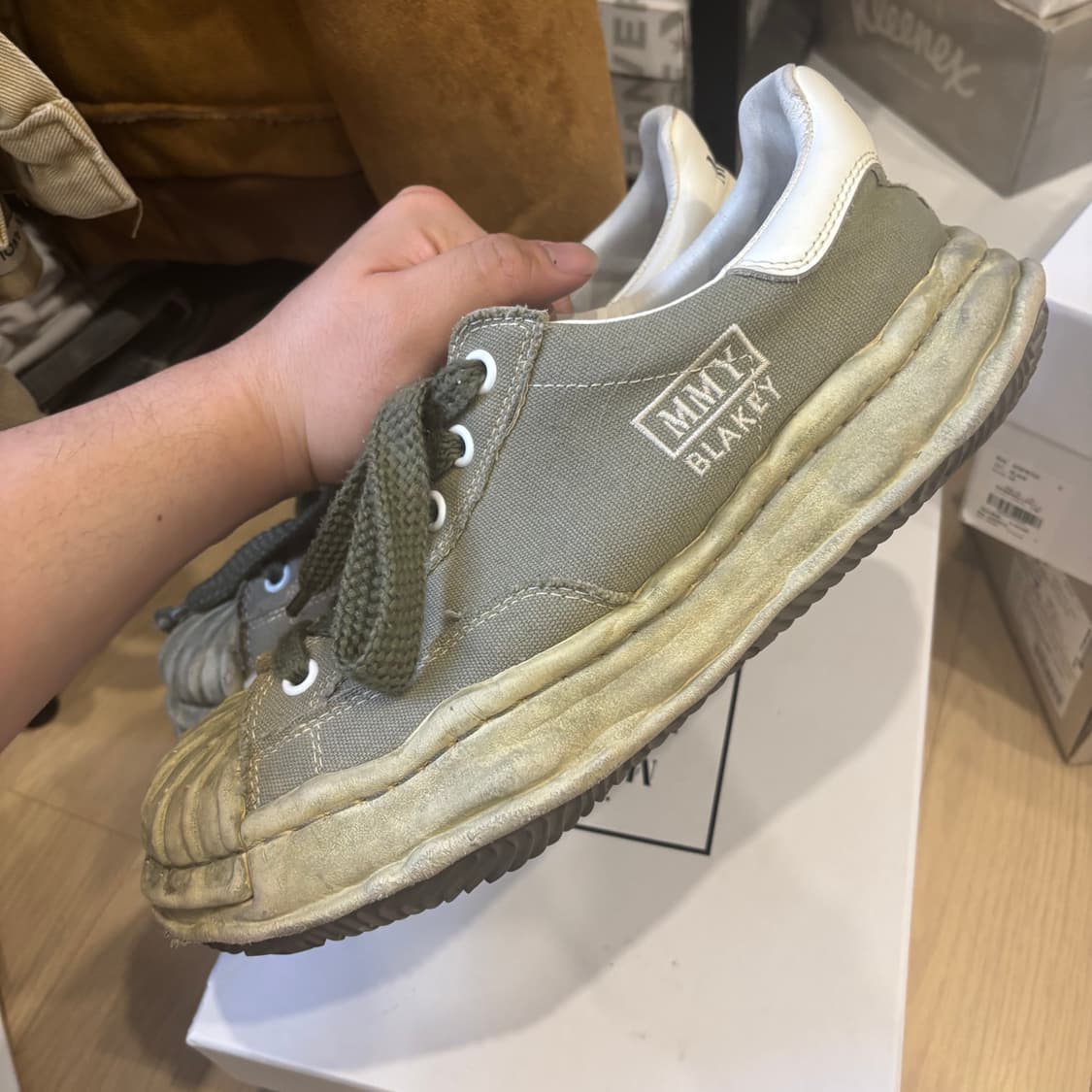 미하라 야스히로 블레이키 빈티지 카키 44 상품이미지4
