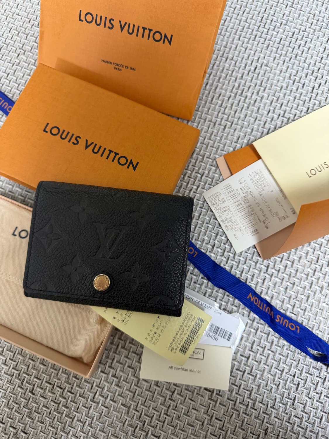 백화점구매 풀구성 루이비통 앙프렝뜨 카드지갑 상품이미지1