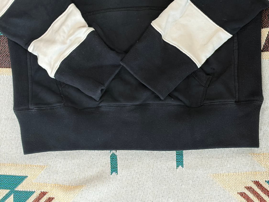 밴슨 스컬 자수 스트라이프 후드 상품이미지4