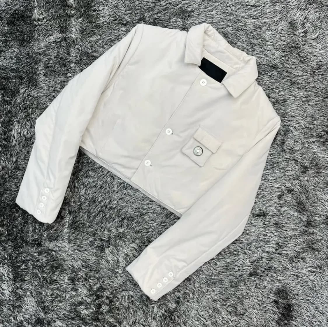 배드블러드 여성 크롭 코튼 자켓 (M) 상품이미지1