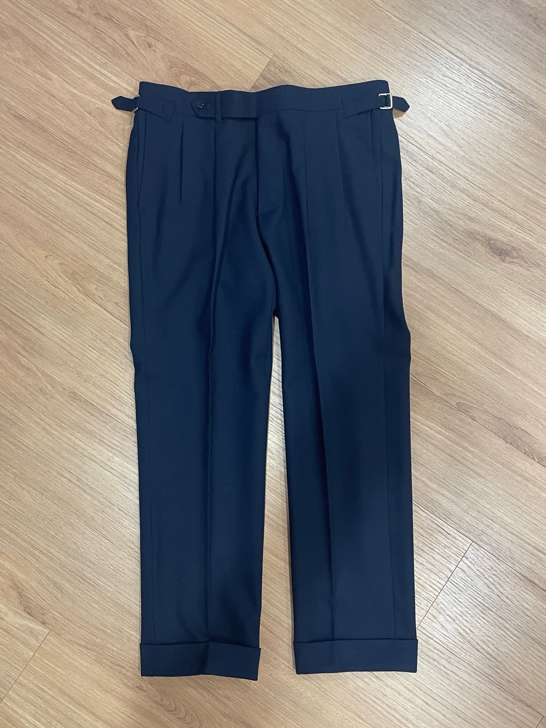 안드레아서울 링자켓 캄트위스트 수트, 다크 네이비 상품이미지9