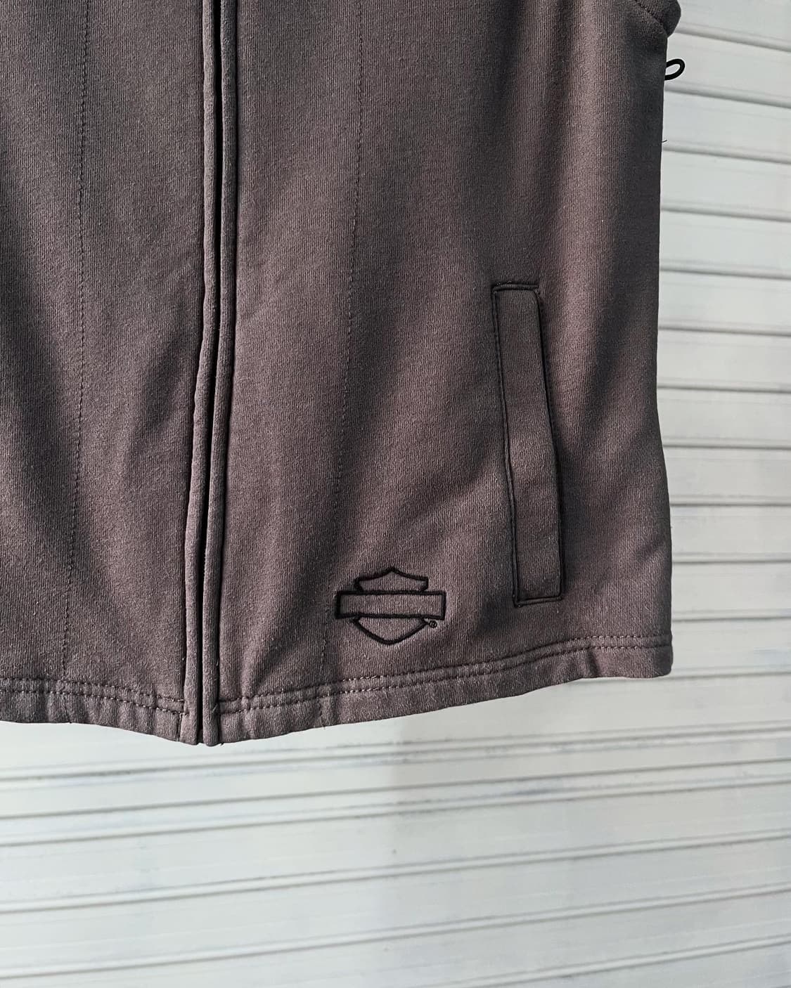 Harley Davidson hood vest zip up 상품이미지2