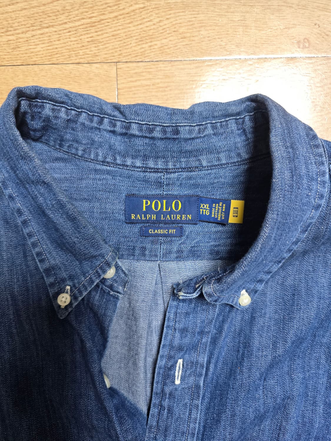 폴로 데님셔츠 XXL  상품이미지2