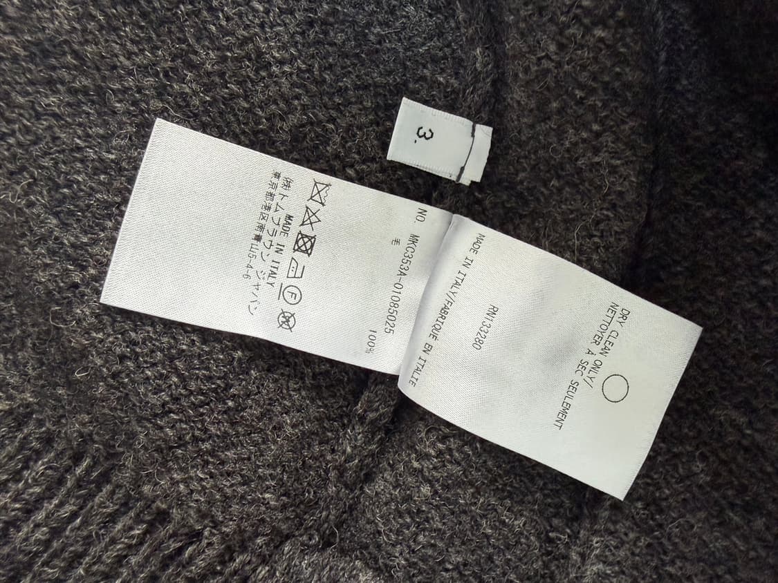 톰브라운 밀라노스트치 셰틀랜드 가디건 차콜 상품이미지7