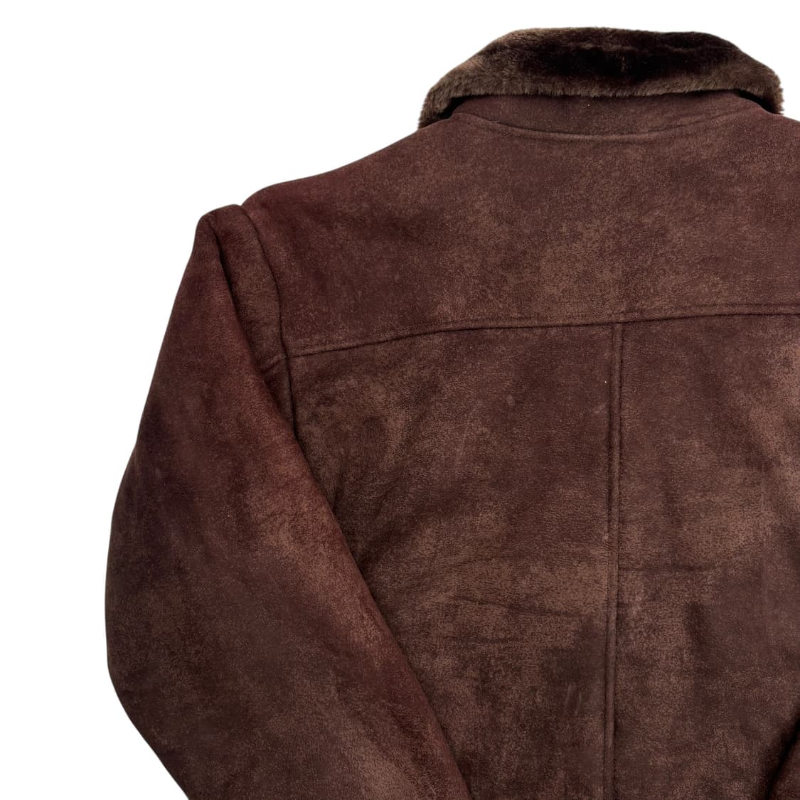 CRAPS 빈티지 브라운 스웨이드 무스탕 M 상품이미지5