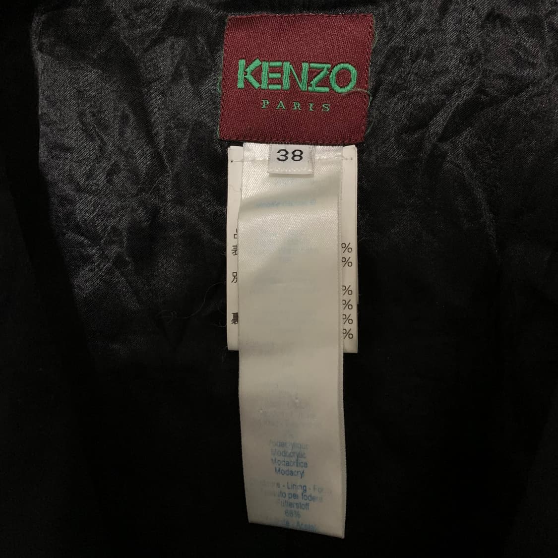 겐조 블랙 슬리브리스 터틀넥 원피스 상품이미지7