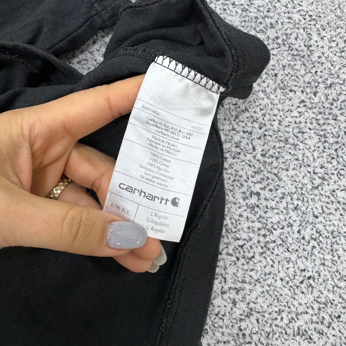 L 칼하트 루즈핏 반팔티 반팔 티셔츠 0316J 상품이미지4