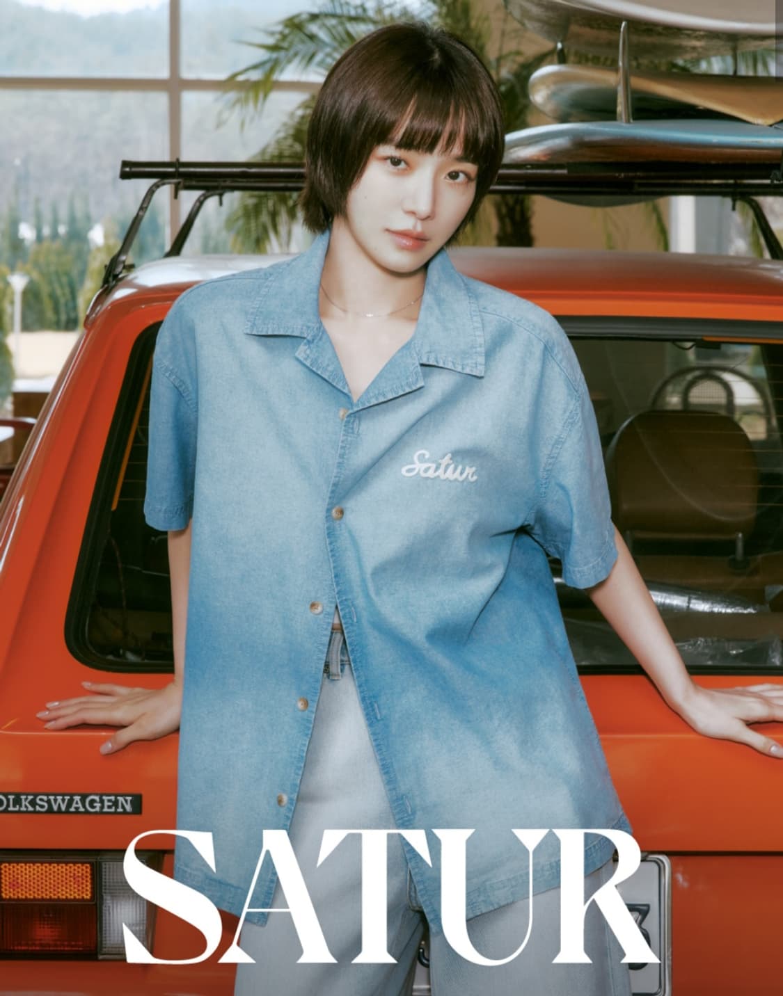 세터 Satur 본 보야지 데님 셔츠 [박규영 착용] 상품이미지4