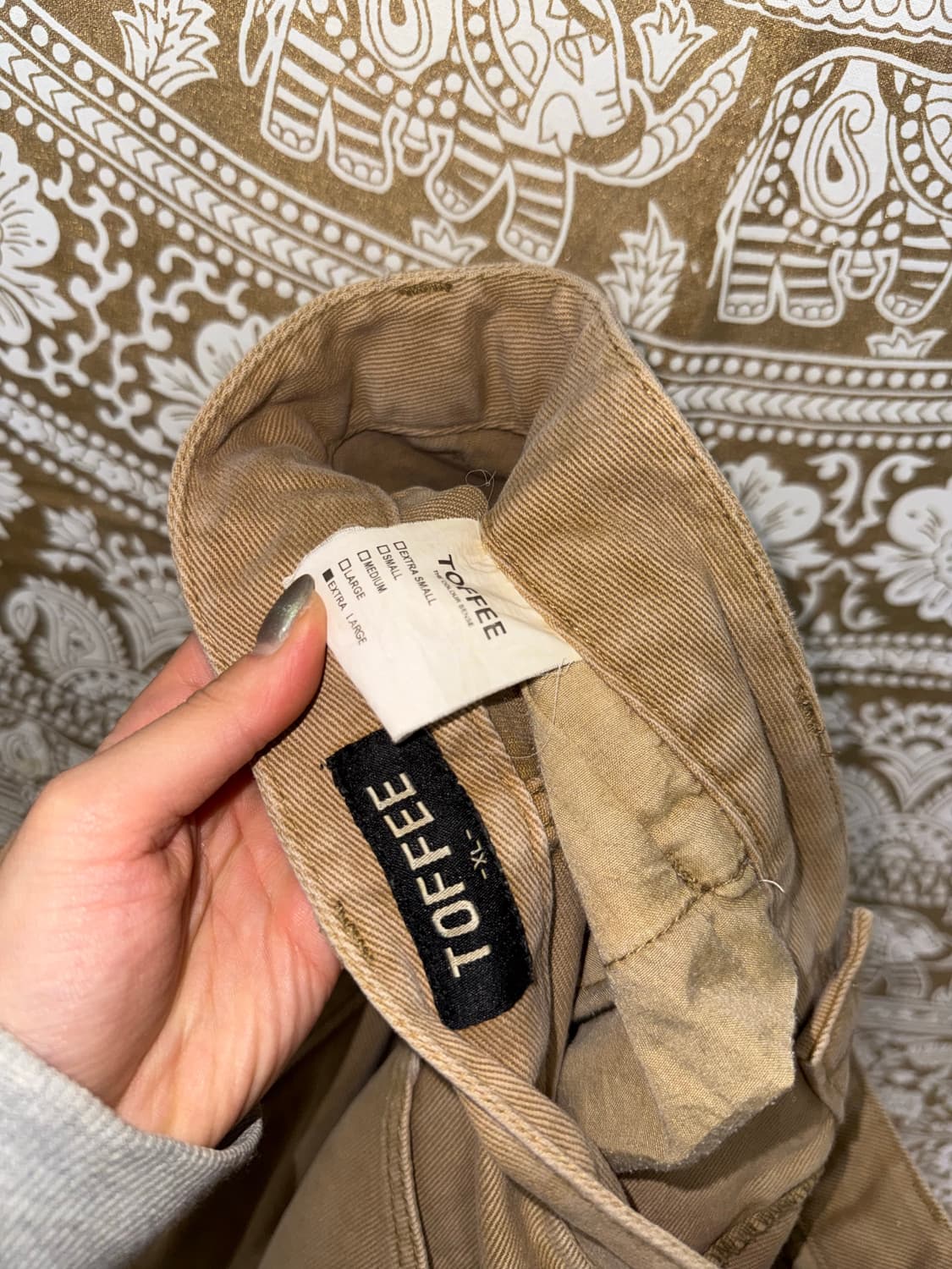 베이지 코튼 카고팬츠  상품이미지6