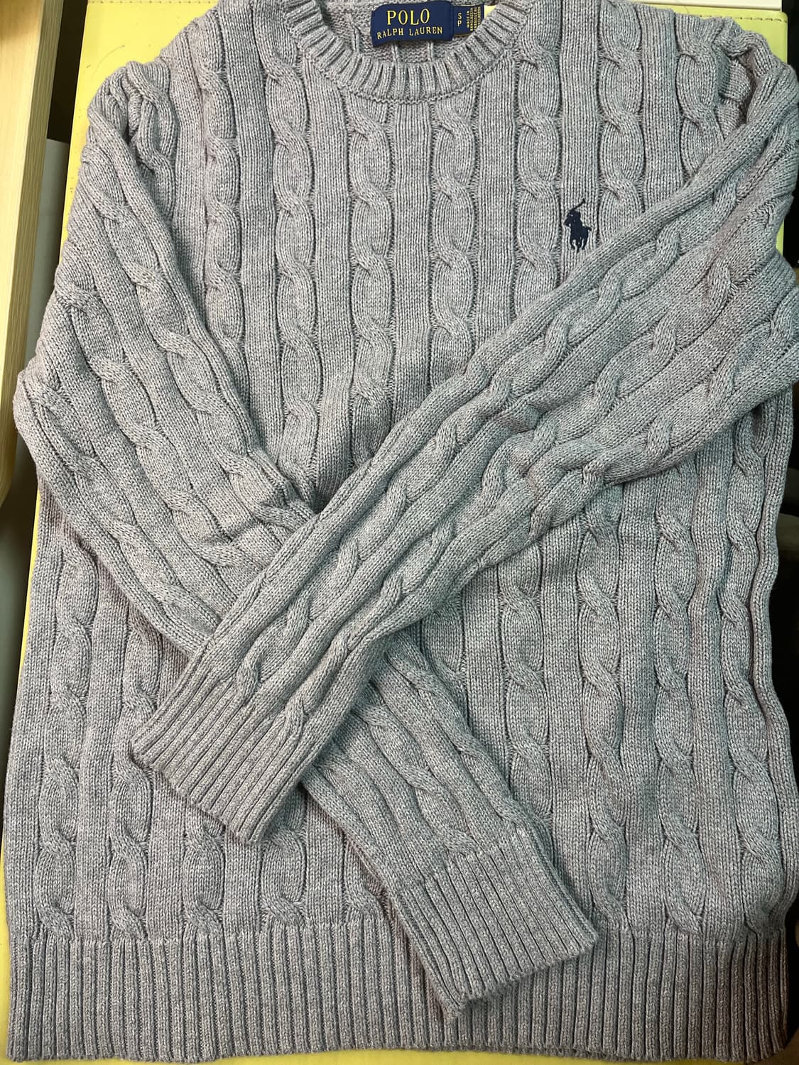 폴로 꽈배기 니트 상품이미지2