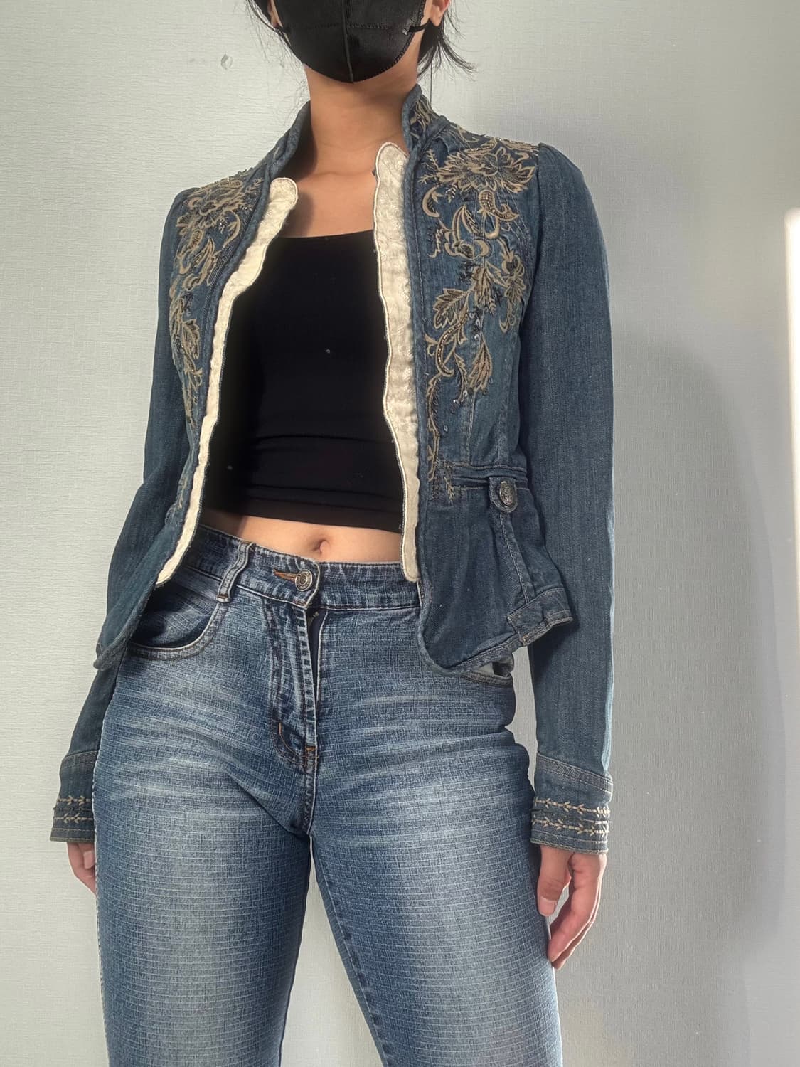 오리엔탈 데님 자켓 상품이미지2