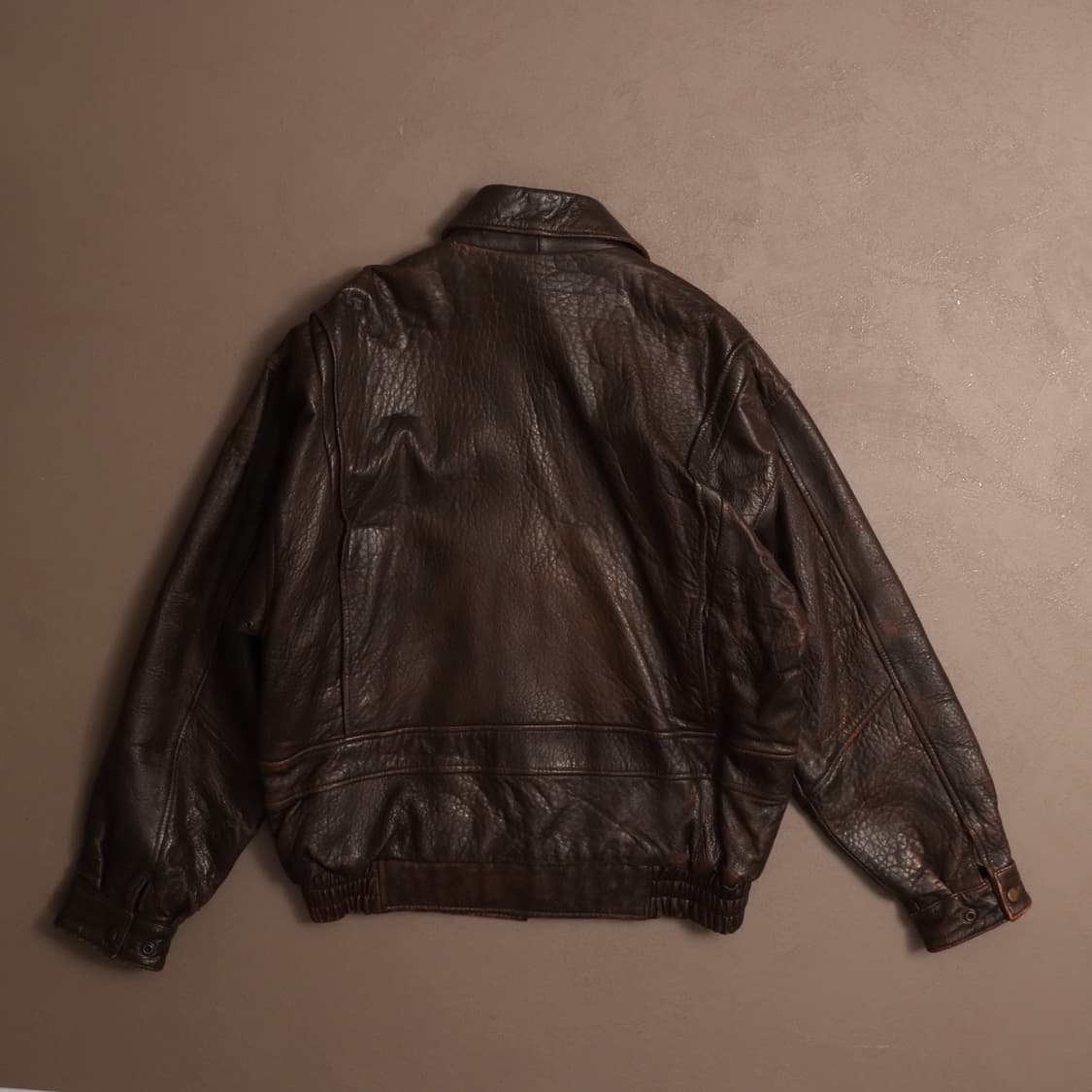 90'S 아비렉스 A2 복각 플라이트 레더자켓 A1647 상품이미지5