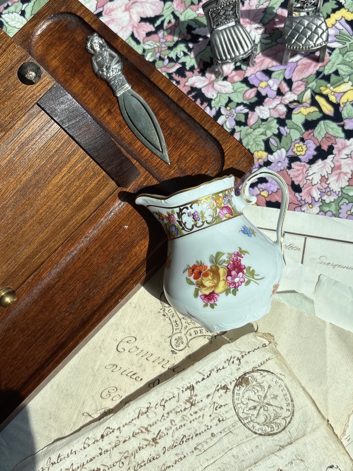 독일 슈만 바바리아 Empress Dresden Flower크리머 상품이미지1