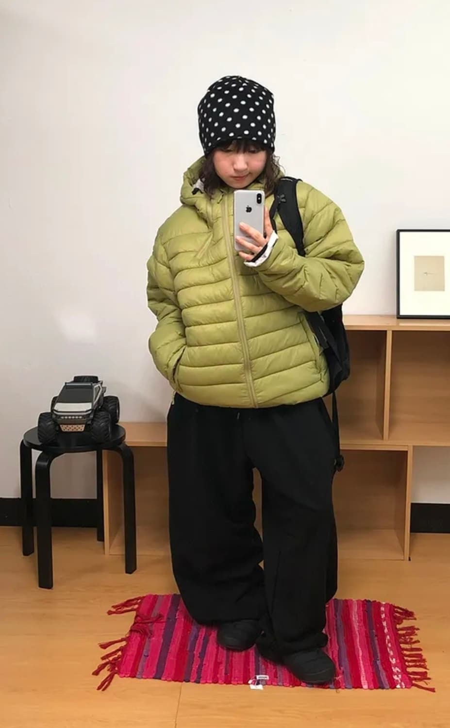 립워머 경량패딩 라임 상품이미지2