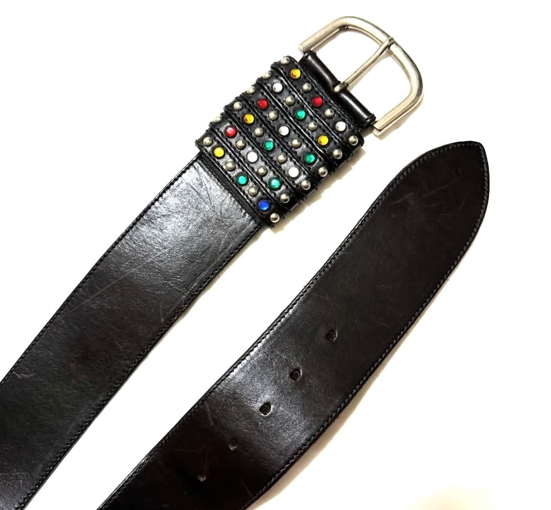 이태리 젬 스터드 빅 벨트 상품이미지1