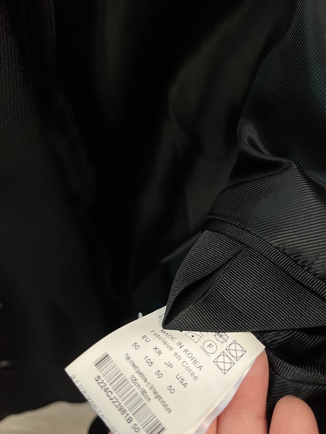 105) 솔리드옴므 오버 더블자켓  상품이미지8