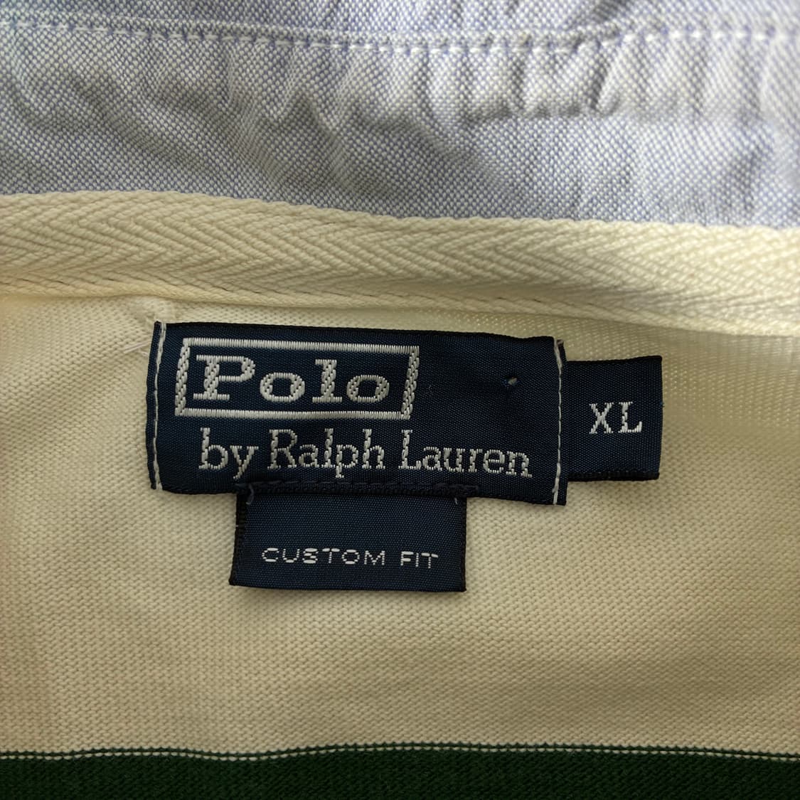 Polo  폴로 랄프로렌 자수 코튼 스트라이프 럭비티   상품이미지5