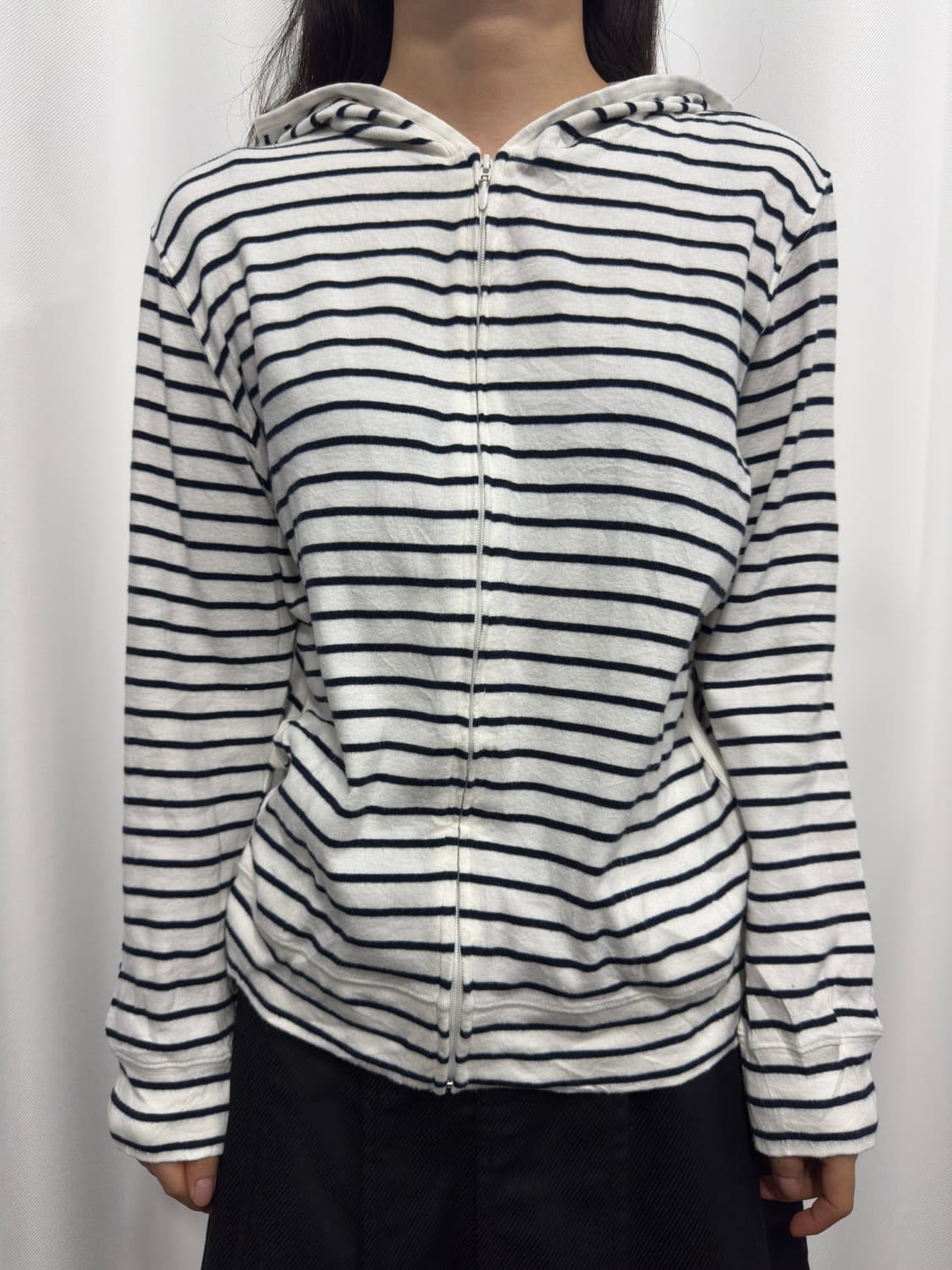 cinema club stripe hood zipup 상품이미지1