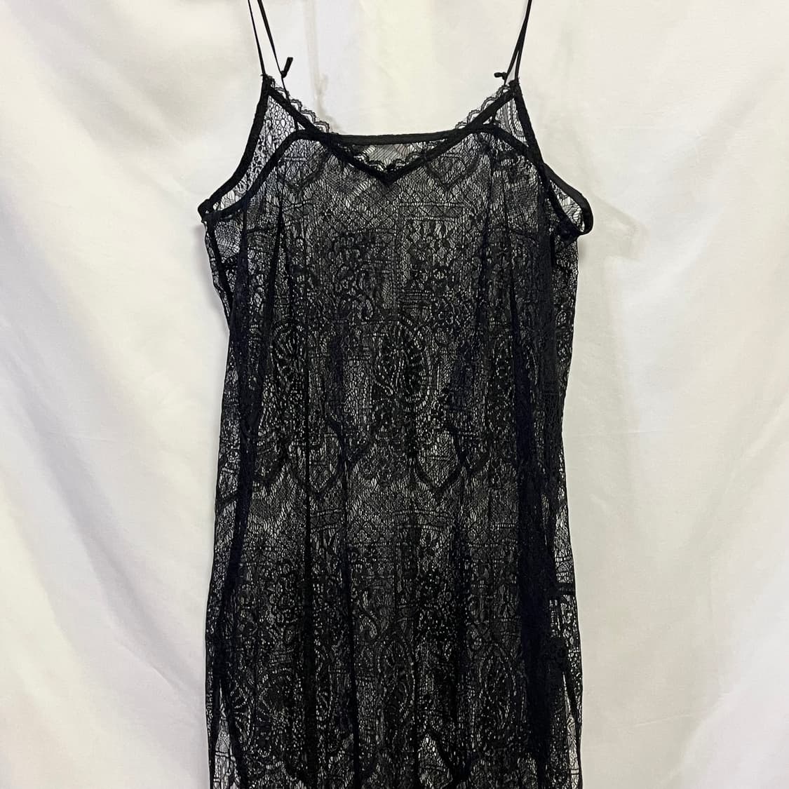 블랙 레이스 슬리브 상품이미지1