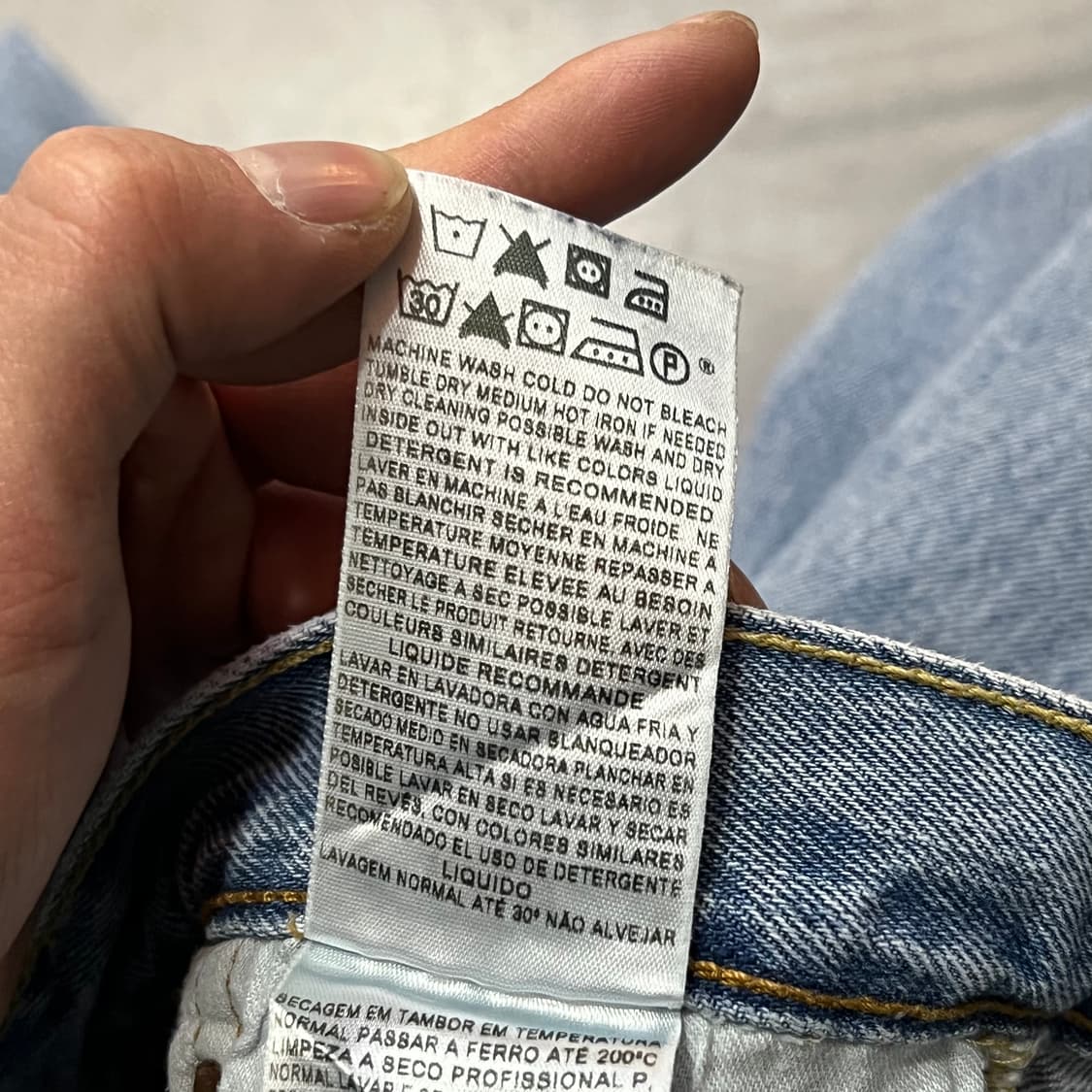  리바이스 501 데님팬츠 y15478 상품이미지8