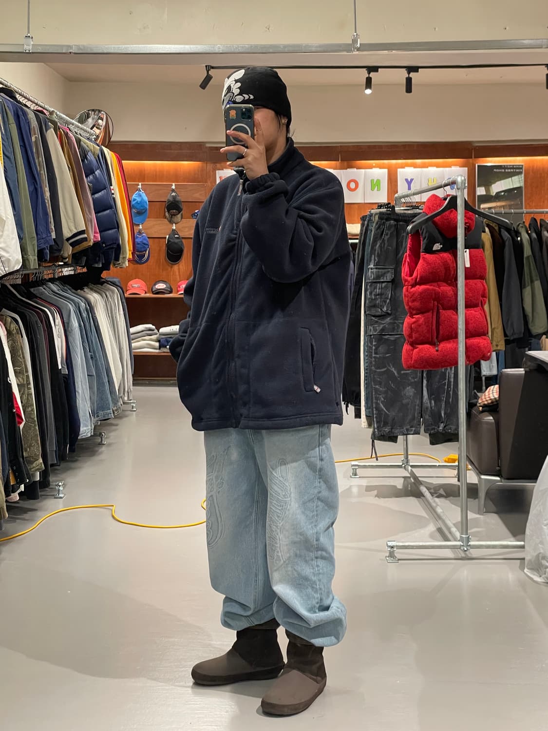 빈티지 플리스 자켓   상품이미지5