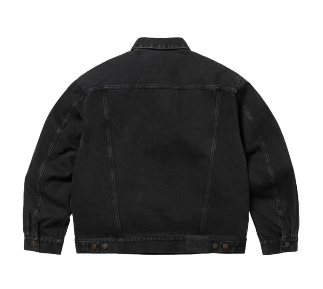 슈프림 데님 트러커 자켓 블랙 - 25SS 상품이미지2