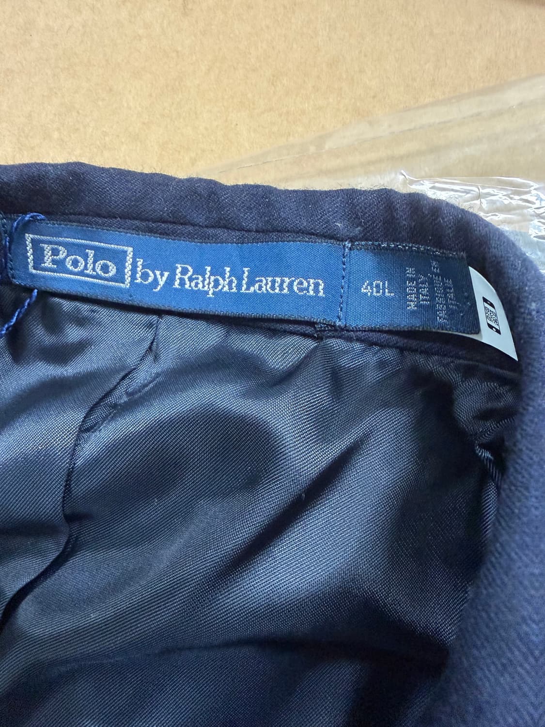 폴로 랄프로렌 네이비 도스킨 금장 버튼 블레이저 이태리 40L 새상품 상품이미지9
