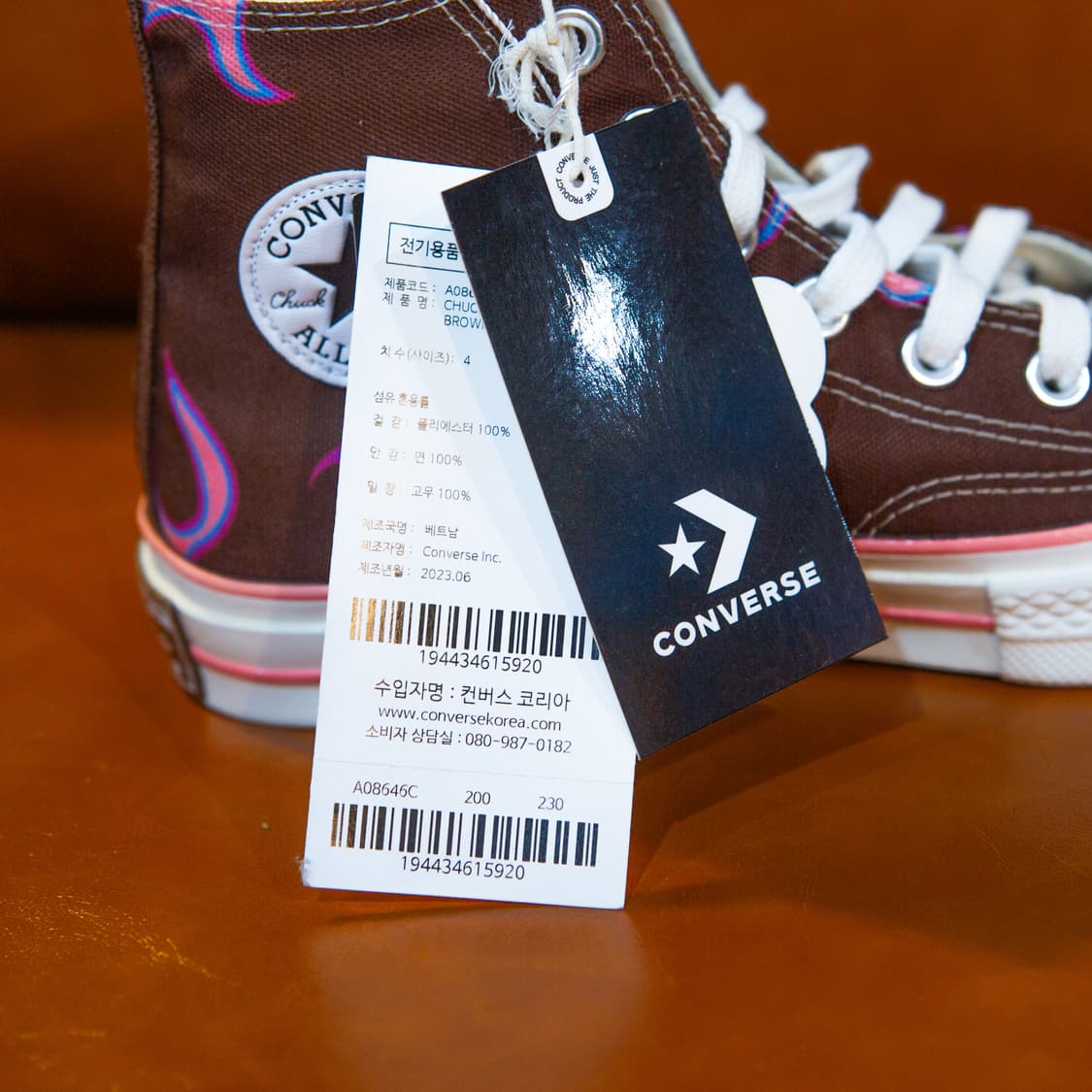 골프왕 X 컨버스 척 70 하이 플레임  상품이미지7