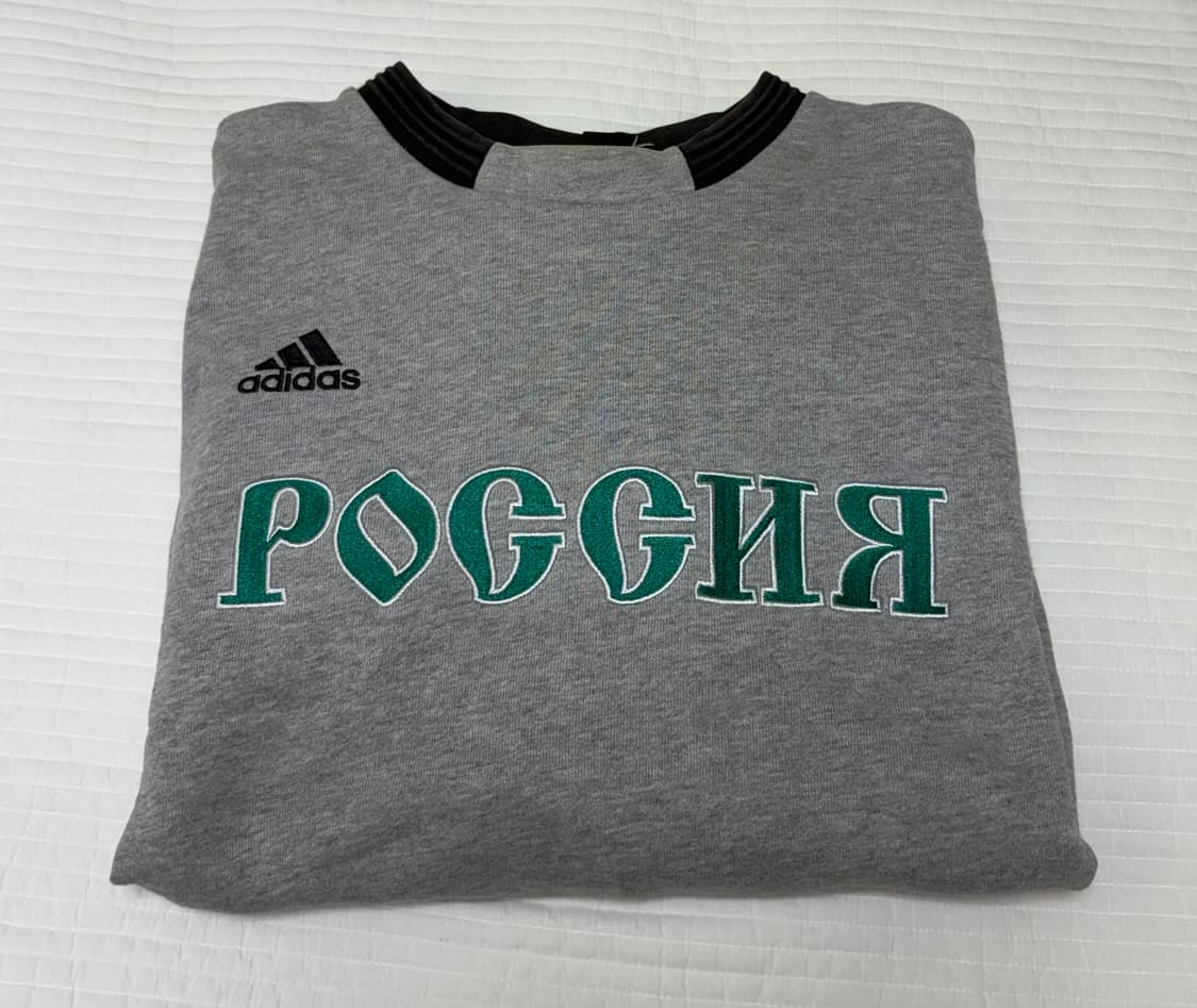 고샤 아디다스 스웻셔츠 맨투맨 그레이 / XL 상품이미지6