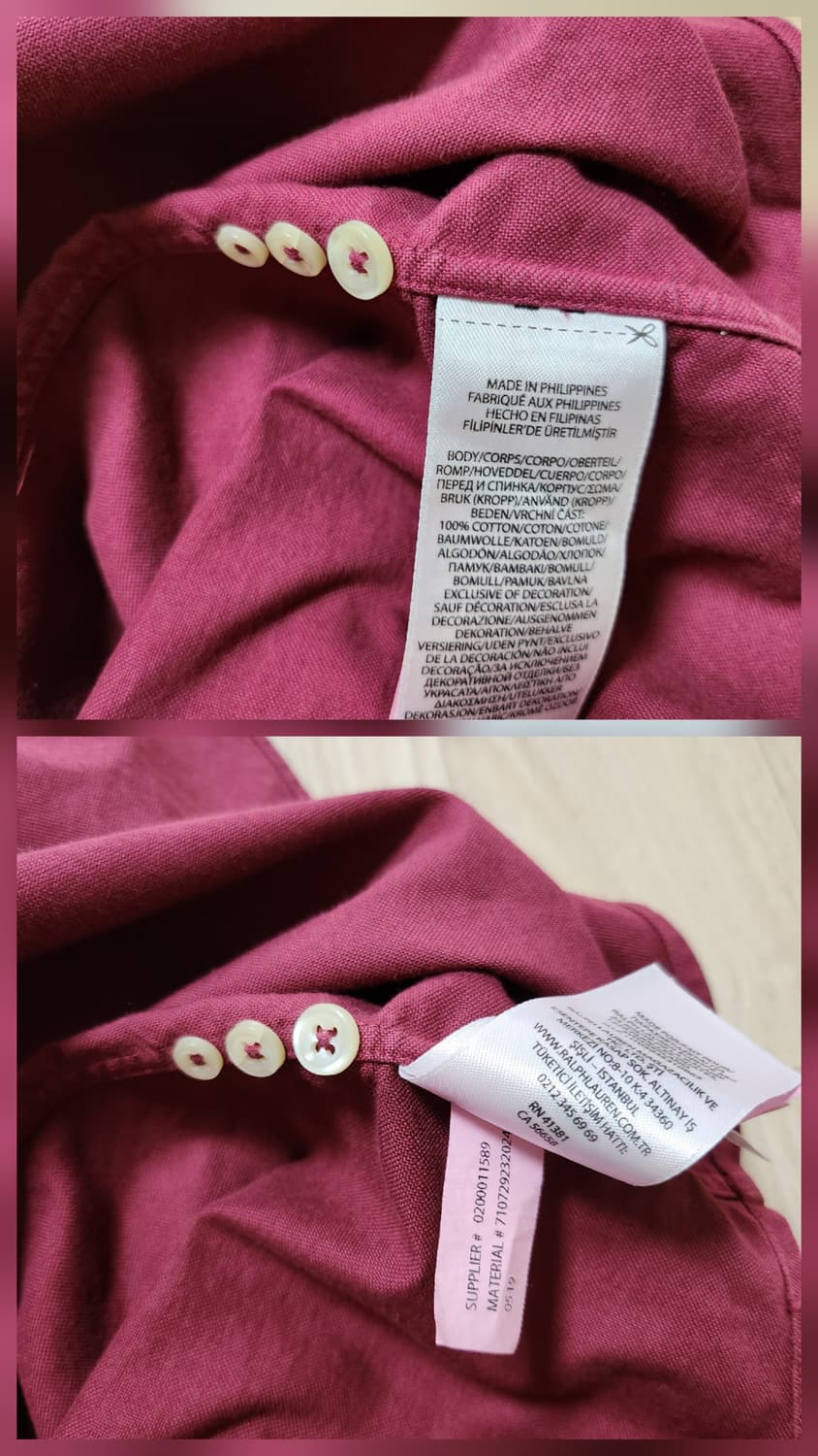 폴로랄프로렌 솔리드셔츠 (XL 상품이미지7