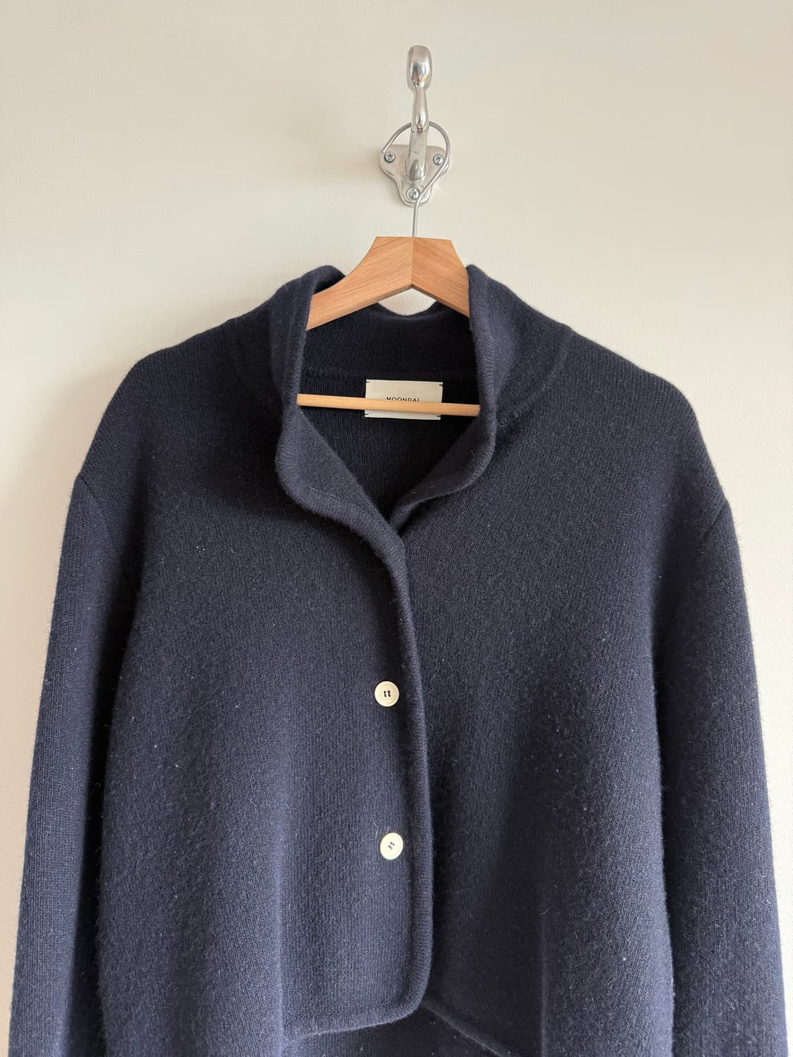 문달(MOONDAL) 울&캐시미어 가디건 자켓 상품이미지3
