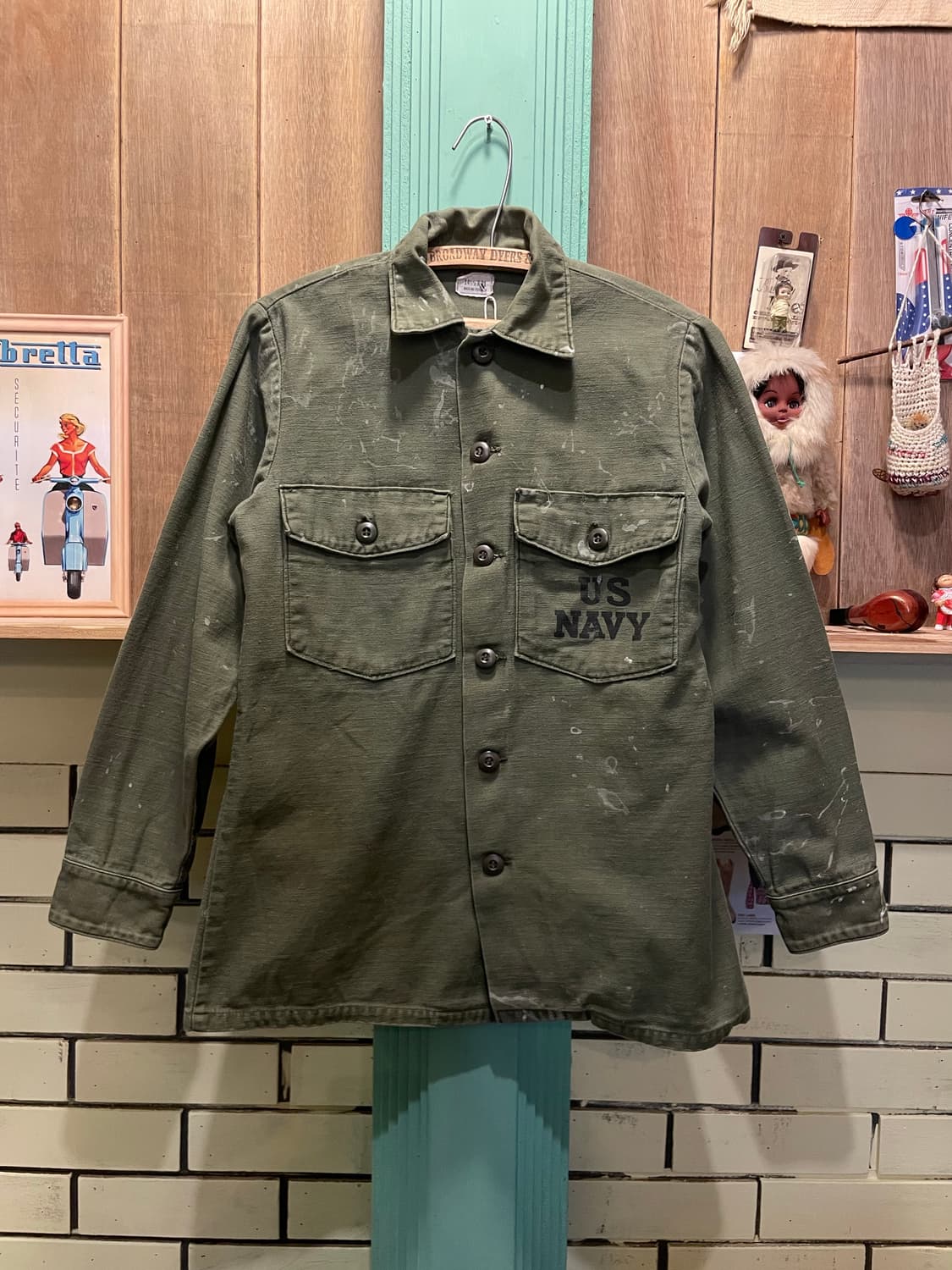 70s US NAVY OG-107 Utility Shirt 상품이미지4