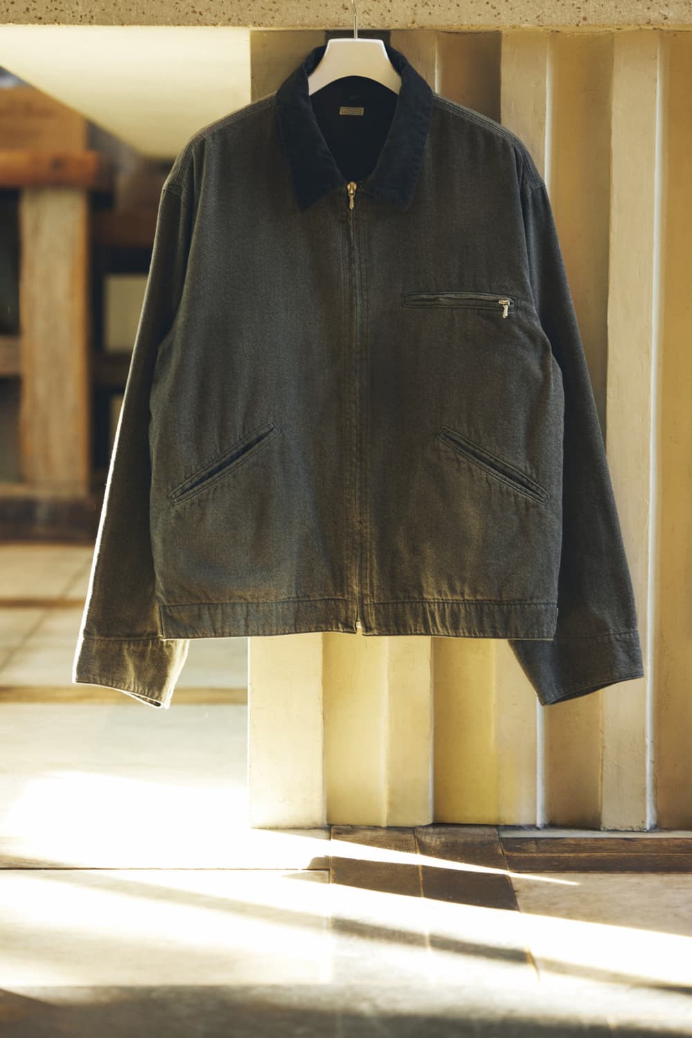 a presse biotop 샴브레이 디트로이트 자켓 상품이미지4