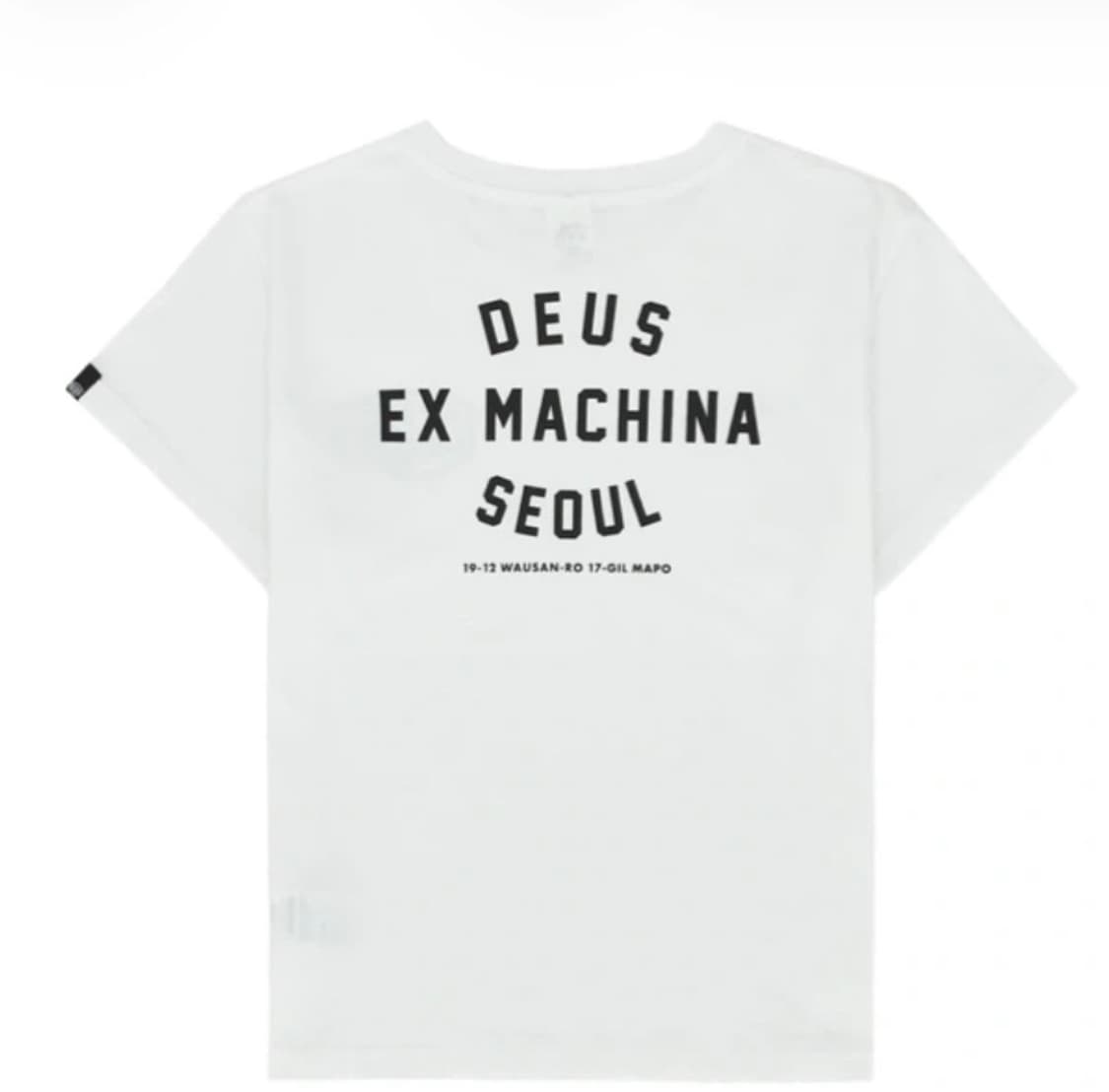 데우스 엑스 마키나 키즈 서울 티셔츠 화이트 상품이미지1